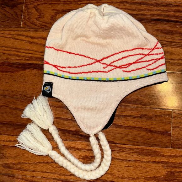 Mountain Hardware Peruvian Style Braided Tassel Lunetta Dome Wool Hat - Picture 2 of 8